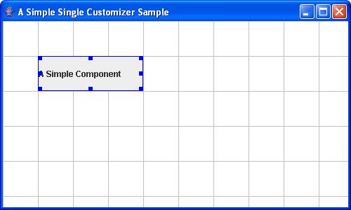 A snapshot of the SimpleSingleCustomizerSample